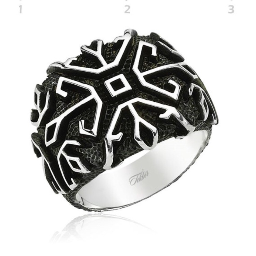 925Sterling Silver Viking Men's Rings Size 10